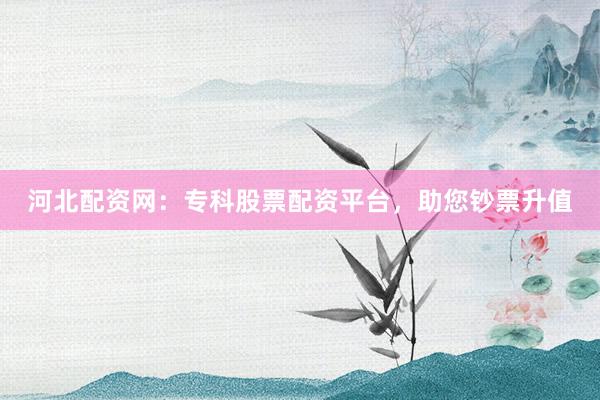 河北配资网：专科股票配资平台，助您钞票升值