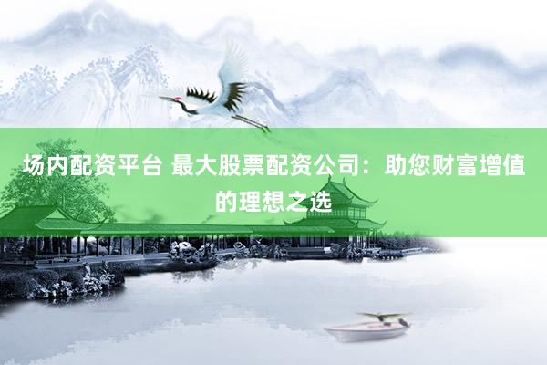场内配资平台 最大股票配资公司：助您财富增值的理想之选