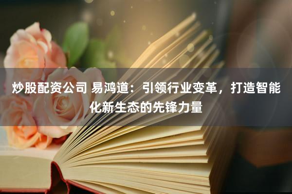 炒股配资公司 易鸿道:引领行业变革,打造智能化新生态的先锋力量